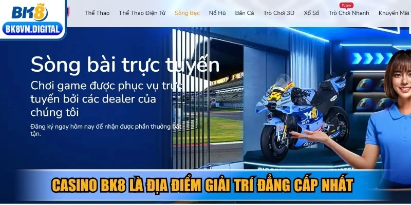 Casino BK8 là địa điểm giải trí đẳng cấp nhất với lượng người lớn